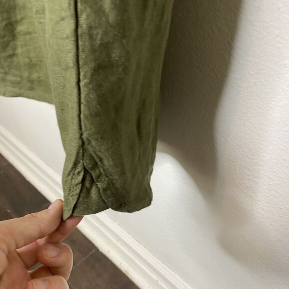 J Crew Baird Mcnutt Irish Linen Shirtdress Short Sleeve Dress Women’s Medium - Picture 9 of 13